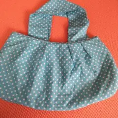 水玉模様リバーシブルトートバッグ