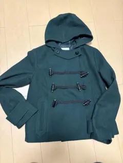 美品　MURUA ムルーア　フード付きジャケット　ダッフルコート