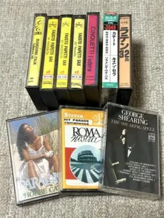 カセットテープ　イタリア購入含む10本 洋楽 80年代 レトロ　ラテン　サックス
