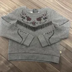 ケイトスペード♡グレー裏起毛トレーナー　130