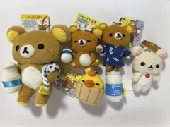 リラックマ　マスコット6点セット