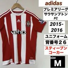 美品  サウサンプトン ユニフォーム スティーブン・コーカー Ｍ 美品 adidas サウサンプトン ユニフォーム スティーブン・コーカー M