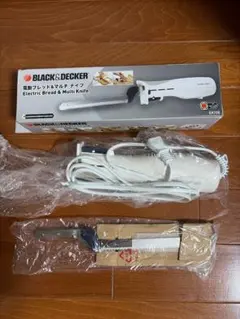 【新品未使用】BLACK& DECKER 電動パン切りナイフ EK700のサムネイル