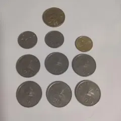 シンガポール旧硬貨　10枚