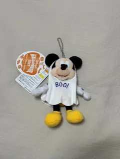 ディズニー・ハロウィン2017 ○ おばけミッキー　ぬいぐるみバッジ