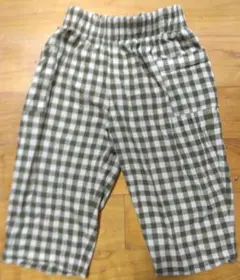 organiczoo オーガニックズー　パンツ ギンガム チェック柄　2-3y