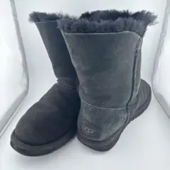 UGG アグ ベイリーボタン ムートンブーツ ブラック 24cm 5803