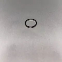 シンプル シルバーリング 金属製