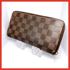 82 ルイヴィトン ダミエエベヌ　長財布　ジッピーウォレット　ラウンドファスナー