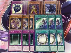 遊戯王 　黒の魔導陣　永遠の魂　ブラック・マジシャン　デッキパーツ
