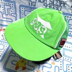 新品 Diadora 939 メッシュ キャップ 黄緑 刺繍 ディアドラのサムネイル