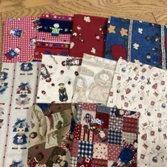 生地　カントリー系　はぎれまとめ売り