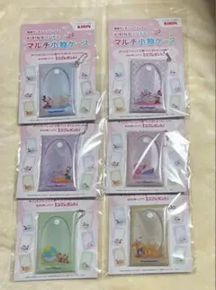 KIRIN オリジナル　東京ディズニーリゾート マルチ小物ケース　全6種セット