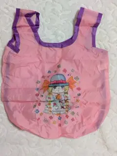 【水森亜土】ガチャ★ポーチ＆バッグコレクション☆エコバッグ(pink)のサムネイル