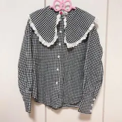 Clice de Paris ギンガムチェック ブラウスのサムネイル
