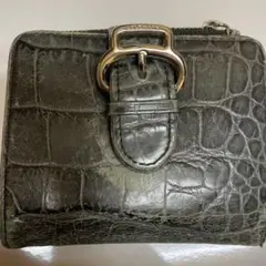 Cole Haan クロコダイル風三つ折り財布