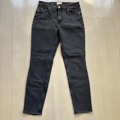 H&Mダークグレー スキニーデニム
