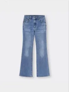 限定SALE❣️GU ミドルライズフレアジーンズ Sサイズ