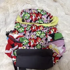 マリメッコ&adidasコラボ　カラフル花柄リュック