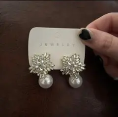 結婚式　ピアス　２種類