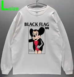 新品未使用BLACK FLAG ブラックフラッグ Tシャツ 野村訓市 発禁ネズミ 
