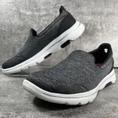 美品✨　スケッチャーズ　スリッポン　低反発　軽量　レディース　24.5cm