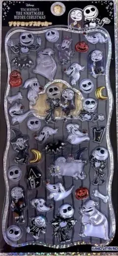 ディズニー ナイトメアビフォアクリスマス プチドロップステッカー