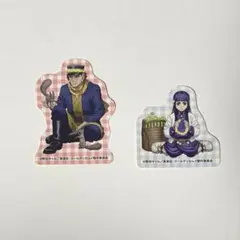 【ゴールデンカムイ】杉元佐一＆アシㇼパ ステッカー TOPPA!!!