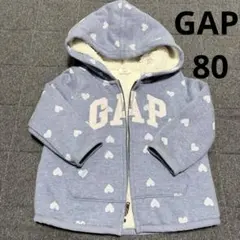 GAP ボアパーカー　80センチ　ハート柄 12-18ヶ月