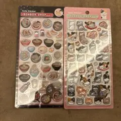 和柄第二弾　ボンボンドロップシール　2点セット