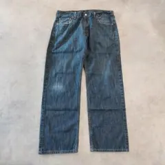 リーバイス569 Levis W34 ワイドバギー 青 古着 ボトム 22885