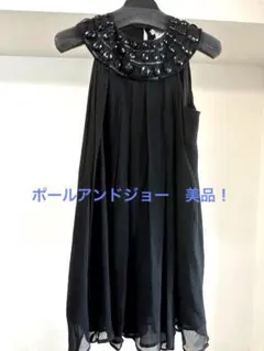 ポールアンドジョー　ミニワンピース！シルクトップス！アメリカンスリーブ！美品のサムネイル