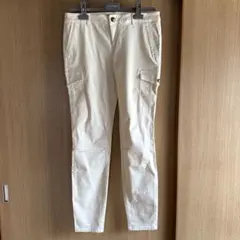LAUREN RALPH LAUREN ホワイトカーゴパンツ
