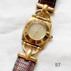 1007 ★稼働品★GUCCI 6300L 女性用 クォーツ腕時計 電池新品 新品電池 GUCCI グッチ 6300L 腕時計 クオーツ レディース