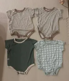 kony コットンメッシュボディスーツ 12M ４枚セット