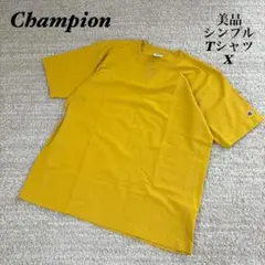 Champion チャンピオン　美品　半袖Tシャツ　XL 黄色　イエロー
