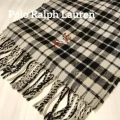 Polo Ralph Lauren チェック柄マフラー ビンテージ