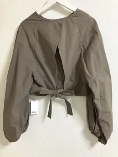 土日限定！新品　LAULEN Back tie blouse