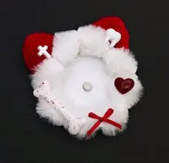 ロゼット 痛バ 缶バッジ 赤