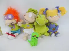 ニコロデオン【ラグラッツ】ビーンバッグぬいぐるみ(９インチ) 他　　　５体セット