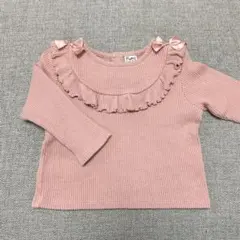 ピューピルハウス　ニット　フリル　リボン