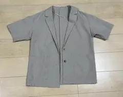 緑 ジャケット 半袖 GU