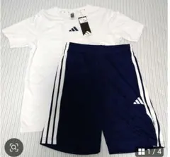 4割引【値下げ不可】新品　160　adidas　紺色　ジャージ上下　セットアップ