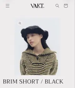 VAKT. BRIM SHORT / BLACK バケットハット VAKT. BRIM SHORT / BLACK バケットハット - メルカリ