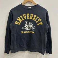 【R83】 KRIFF MAYER スウェット トレーナー サイズS ネイビー