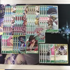 ワンピースカード ミホーク デッキ リーダーパラレル 替えパーツ付き