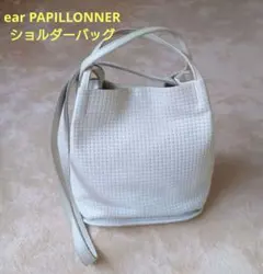 earPAPILLONNER バケツ型レザー2WAYショルダーバッグ