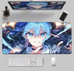 ホロライブ FLOW GLOW デスクマット マウスパッド プレイマット - メルカリ