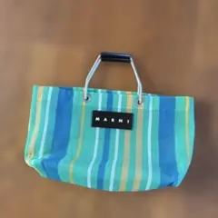 MARNI ストライプ トートバッグ　メッシュのサムネイル