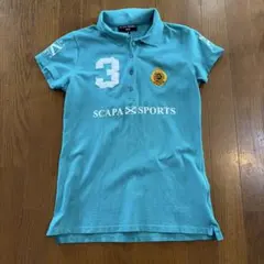 SCAPA POLO TEAM ユニフォーム風ポロシャツ サイズM*OD1298